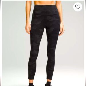 lululemon athletica Black Camo Leggings